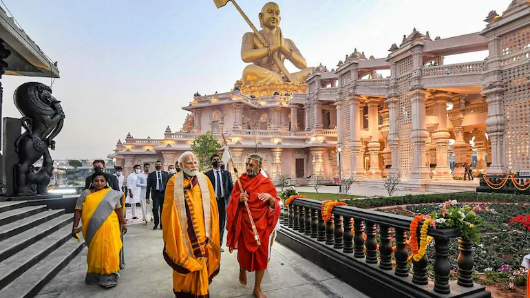 PM Modi at Statue of Equality