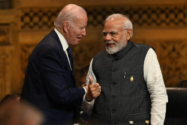President of the US Joe Biden speaks with Prime Minister of India Narendra Modi