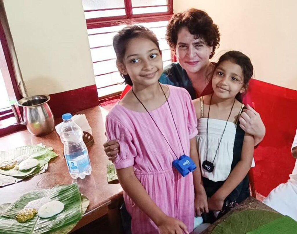 Priyanka with kids