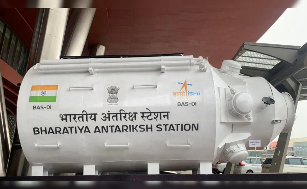 ISRO unveils Bharatiya Antariksh Station model