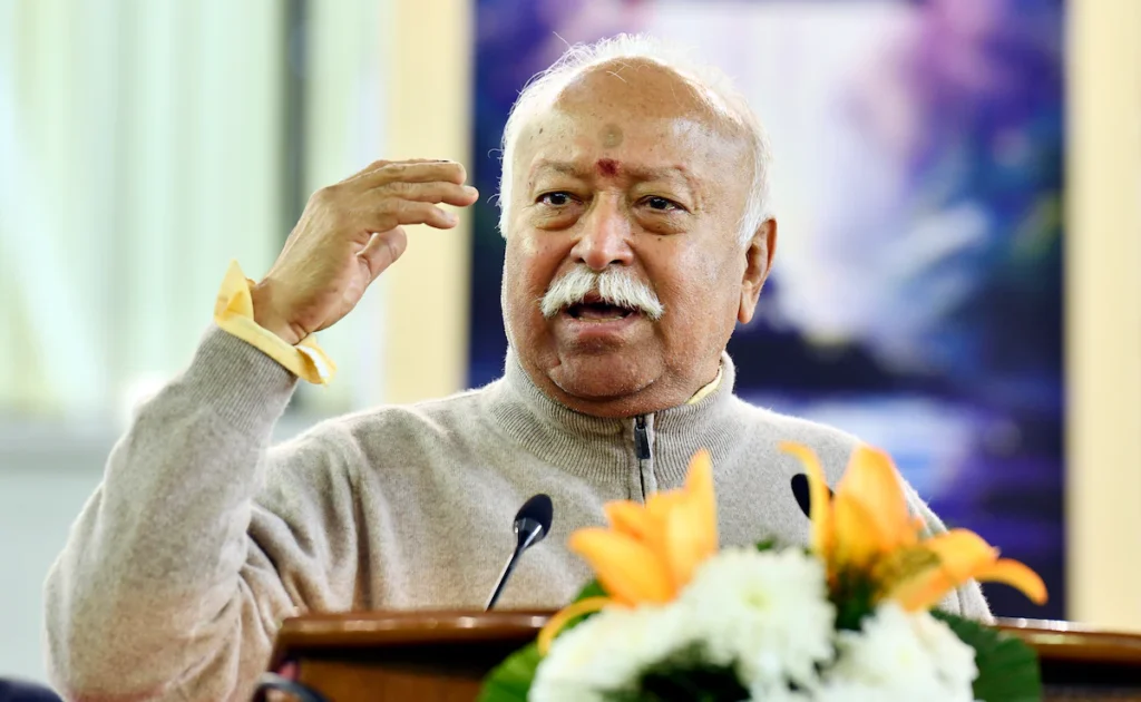 RSS chief Bhagawat calls for 3 children per family