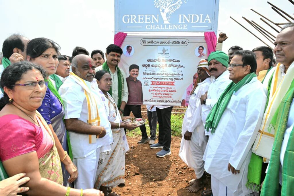 Former MP Santosh’s GIC launches bamboo project in Adilabad